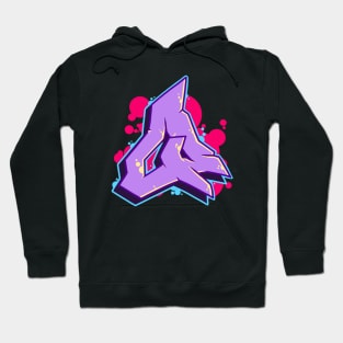 Letter Q - Graffiti Street Art Style Hoodie